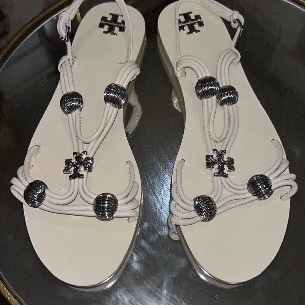 Tory Burch multi strap capri sandals sz 9